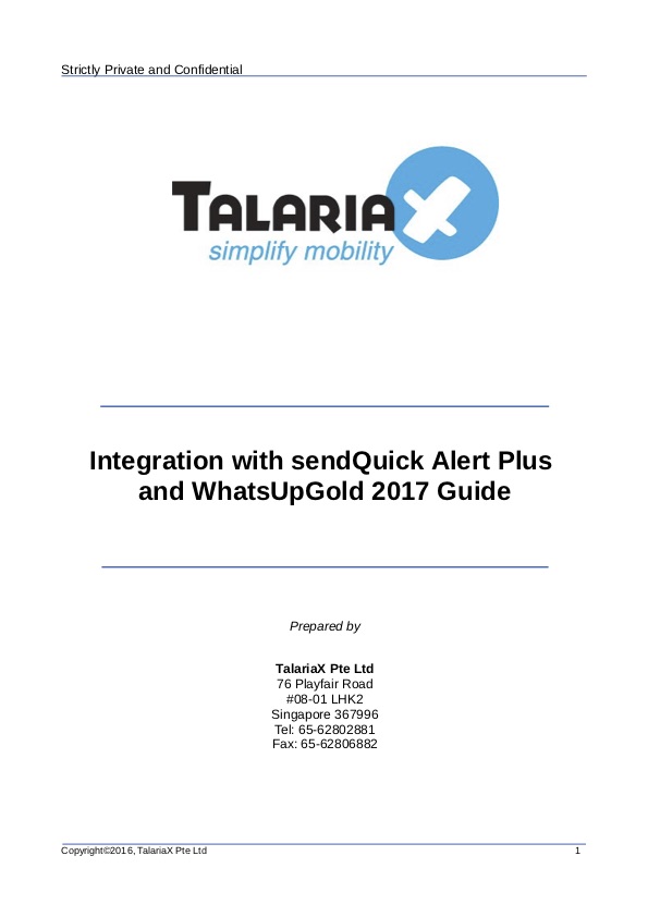 You are currently viewing Integration with sendQuick Alert Plus and WhatsUpGold 2017 Guide