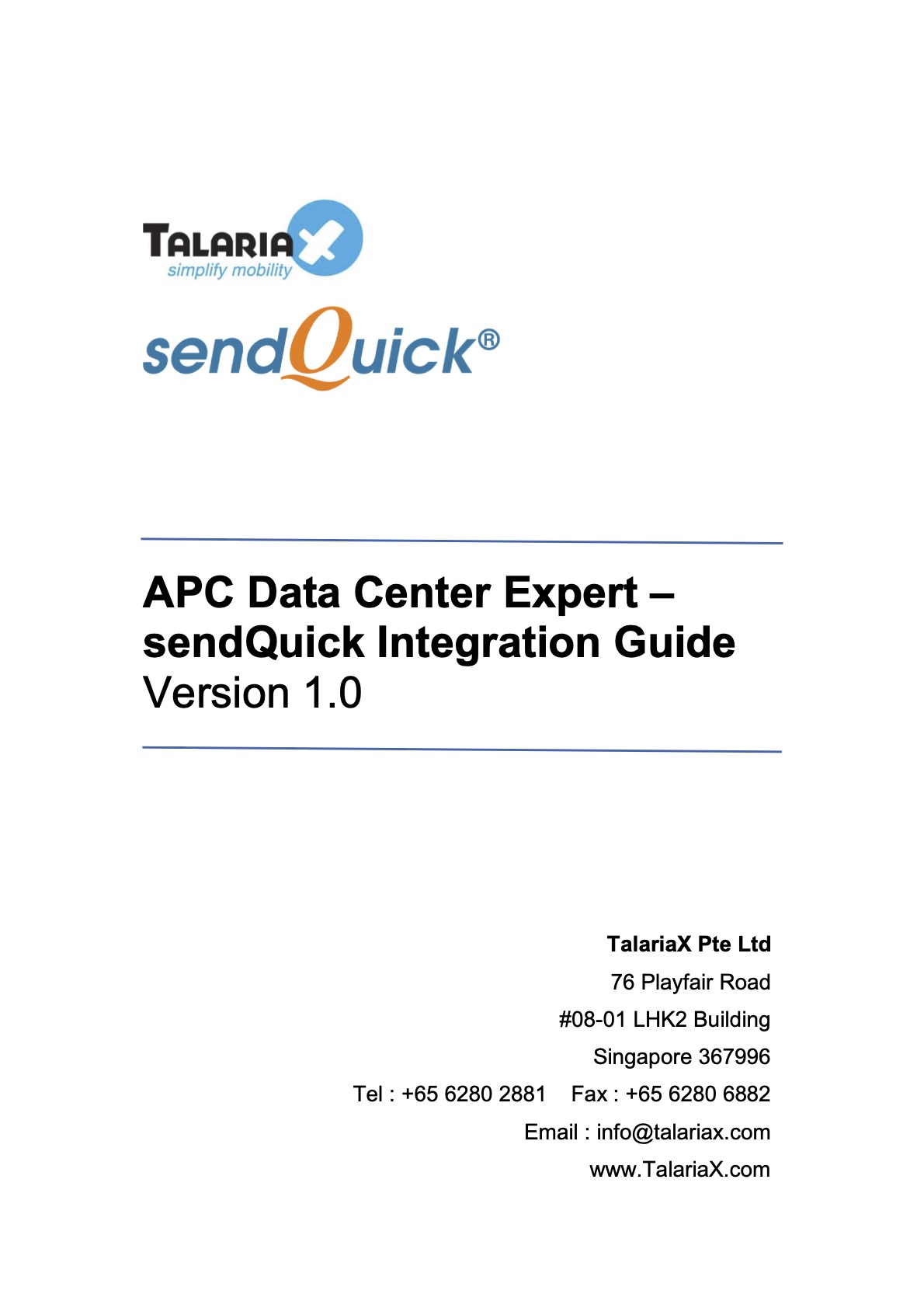 You are currently viewing APC Data Center Expert and sendQuick Integration Guide V1.0
