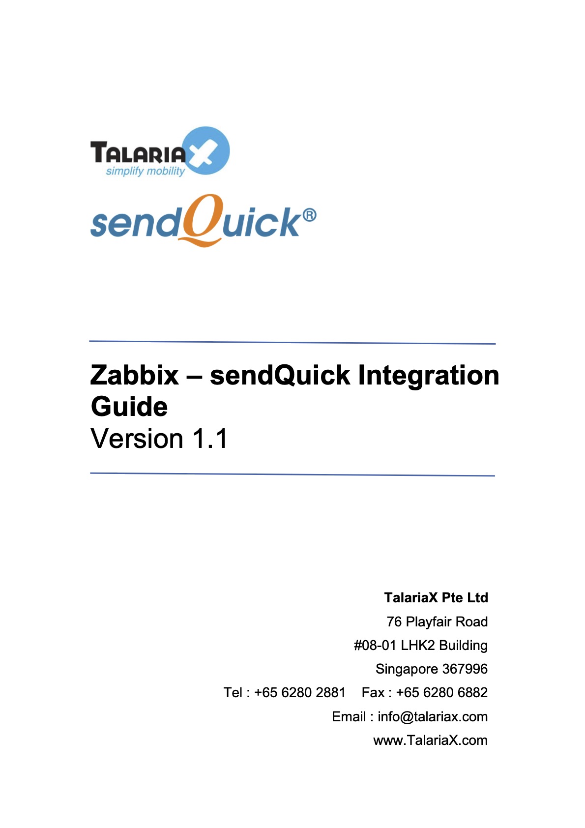 You are currently viewing Zabbix and sendQuick Integration Guide V1.1